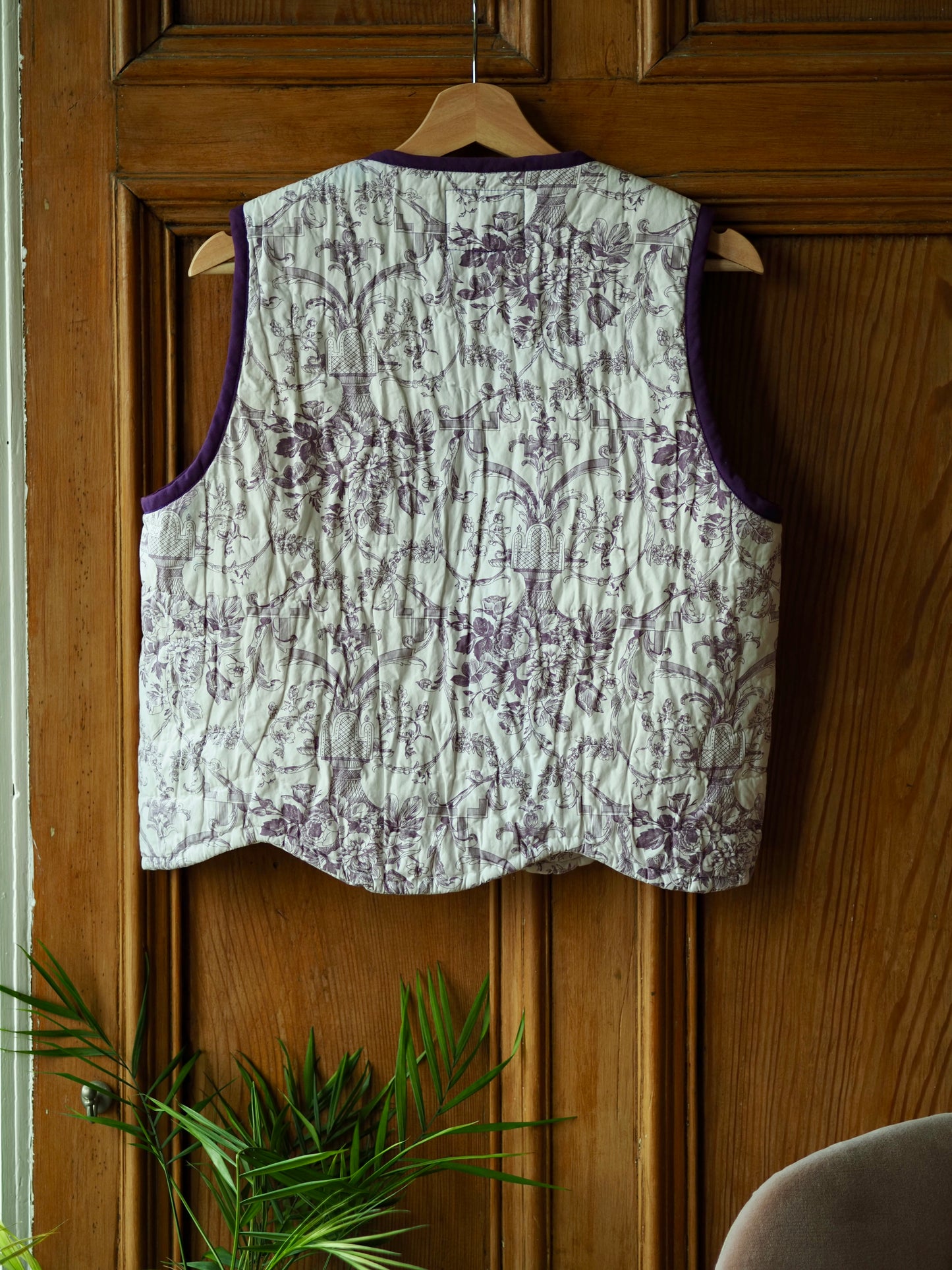 Toile de Jouy Quilt Vest - Small (UK 8-10)